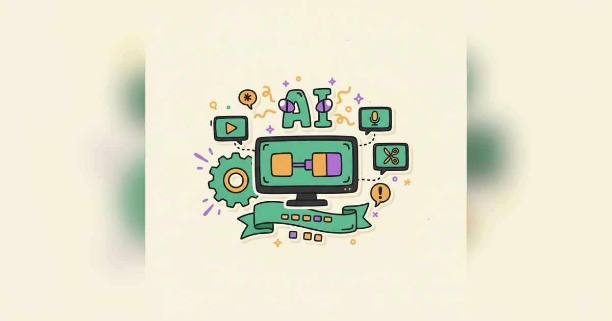 Automating screen recording post-production with AI