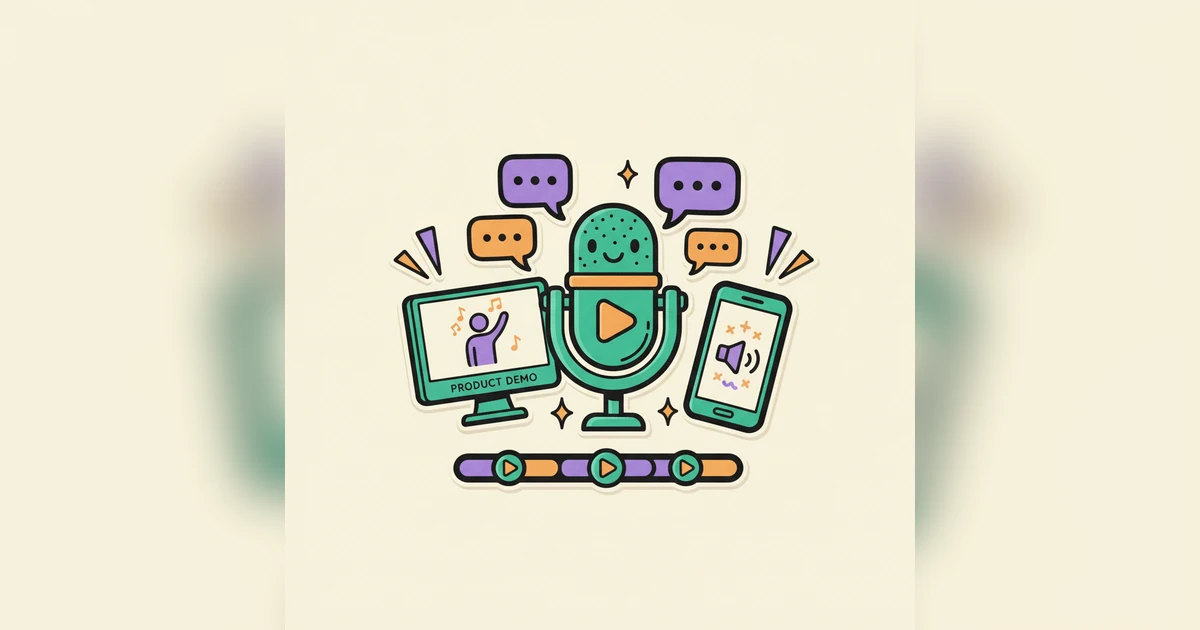 Why product demos need a natural AI voiceover